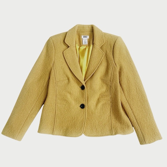 Monroe and Main Wool Blend Blazer Size 8 Runs Small Please See Measurements. - Picture 4 of 8